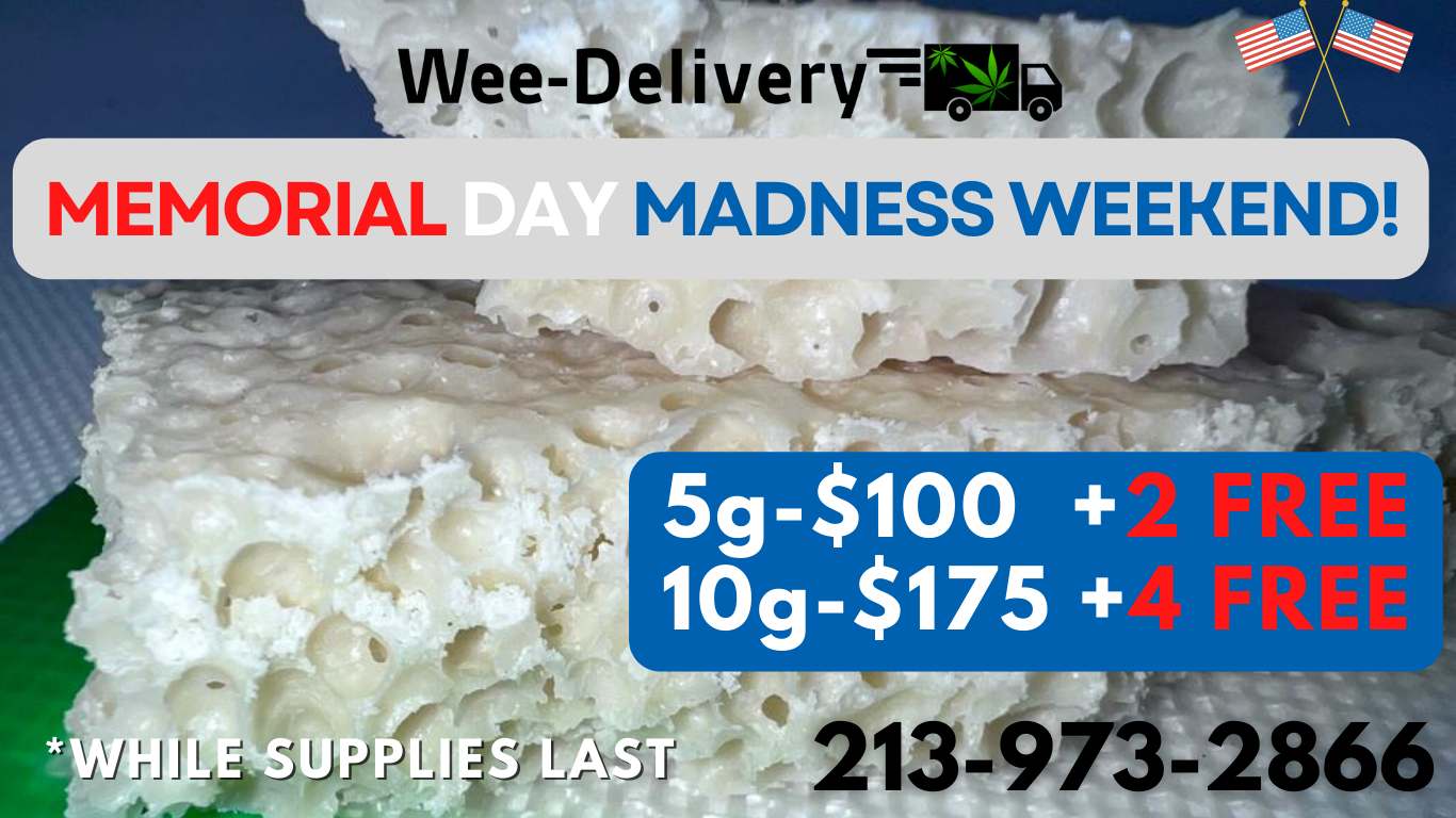 Weed Delivery Memorial Day Specials 2022 1000MG House Crumble Special