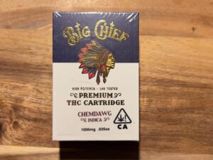 Big Chief Premium THC Cartridges 1000MG .035oz